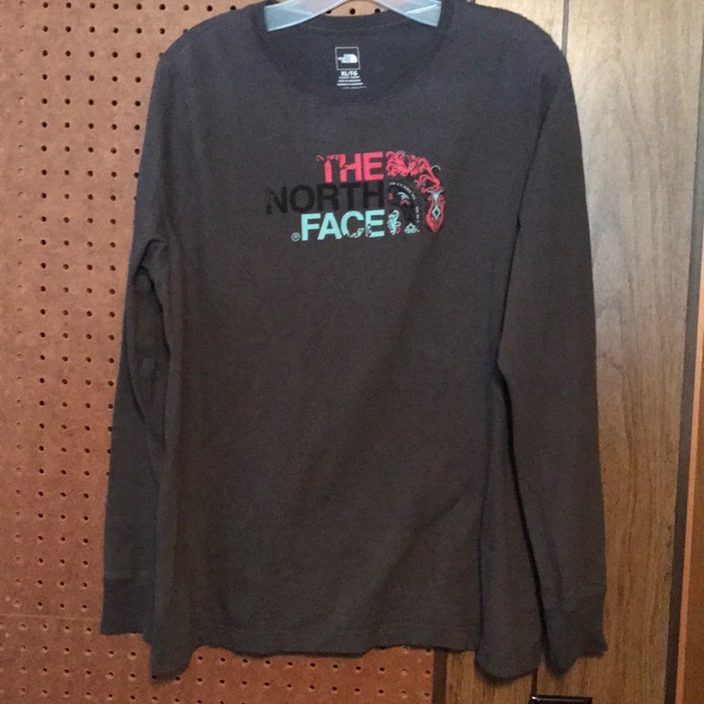 THE NORTH FACE GRAY LONG SLEEVE TEE
